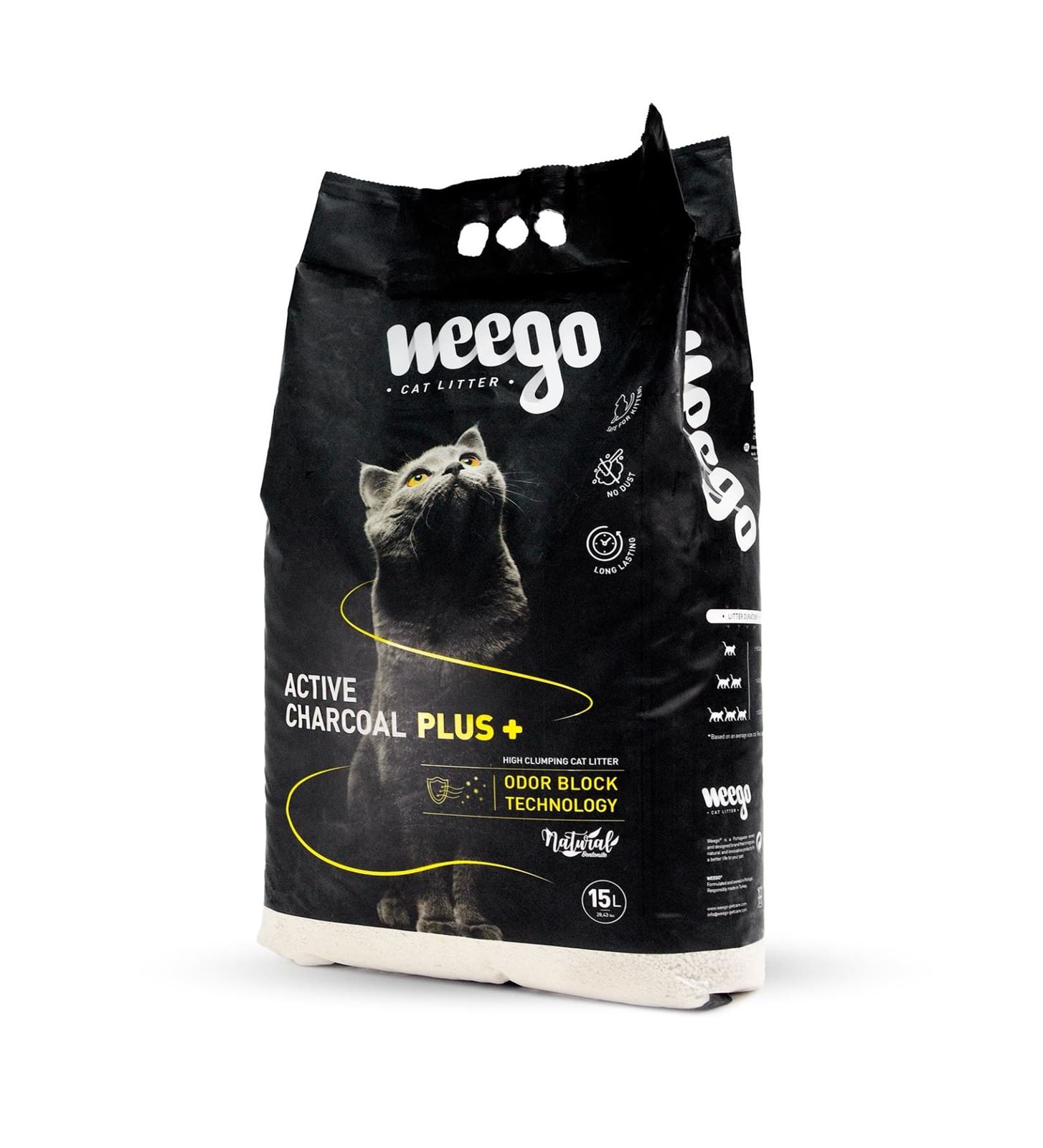 ARENA DE GATO ACTIVE CHARCOAL PLUS + - Imagen 1