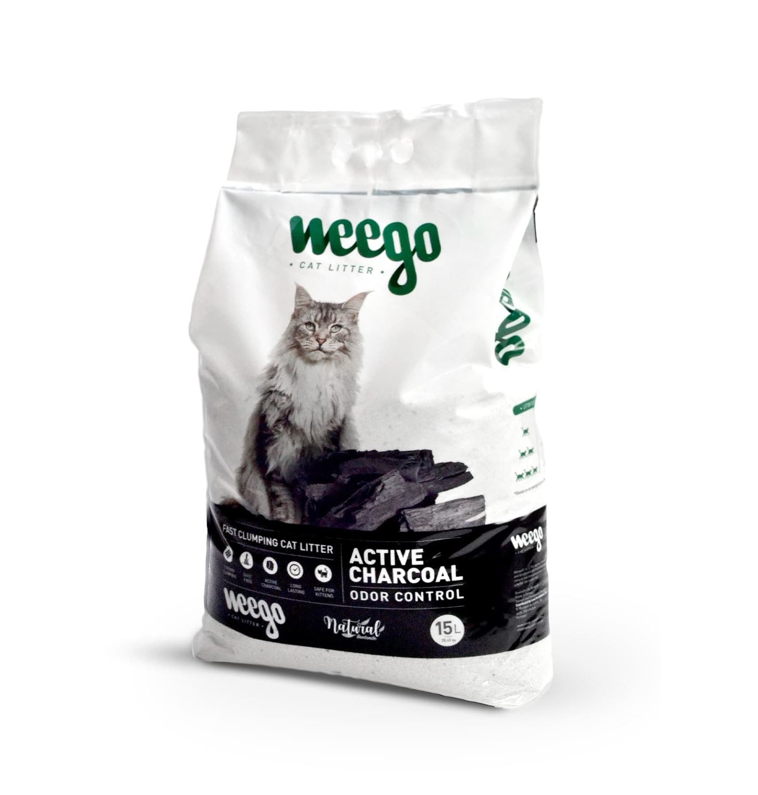 ARENA DE GATO ACTIVE CHARCOAL - Imagen 1