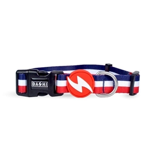 COLLAR PARA PERROS STRIPES³ RED & BLUE - Imagen 1