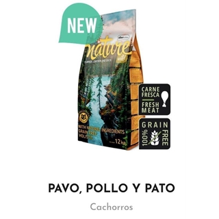 NATURE CACHORROS PAVO POLLO Y PATO 12 KG - Imagen 1