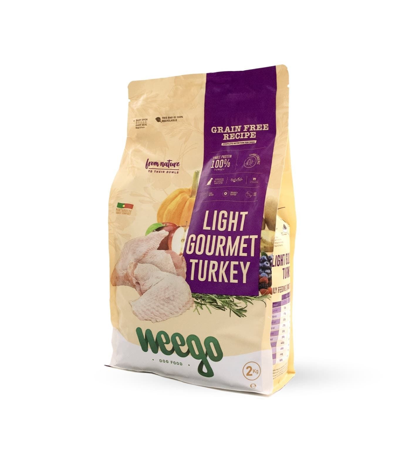 PIENSO PARA PERROS LIGHT GOURMET TURKEY - Imagen 1